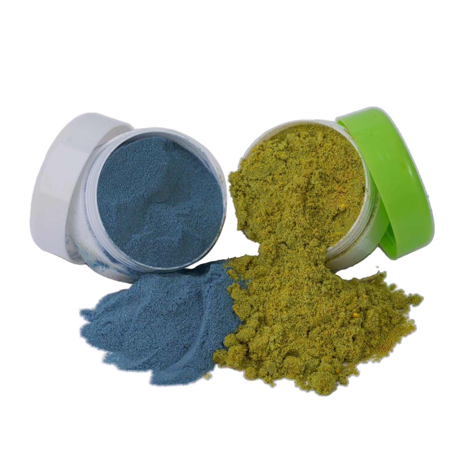 Apple Green and Forest Green Food Coloring Powder set. Dye Free - Plant Based - All Natural. Large 2 Jars .40 oz each .80oz/22 gr