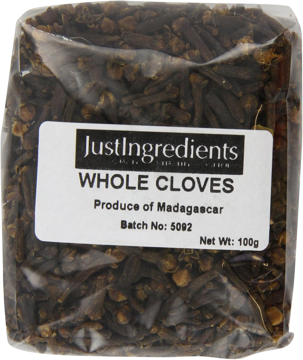 JustIngredients Essentials Cloves 100g, Whole Cloves for Tea, Water and Creating Spice Blends