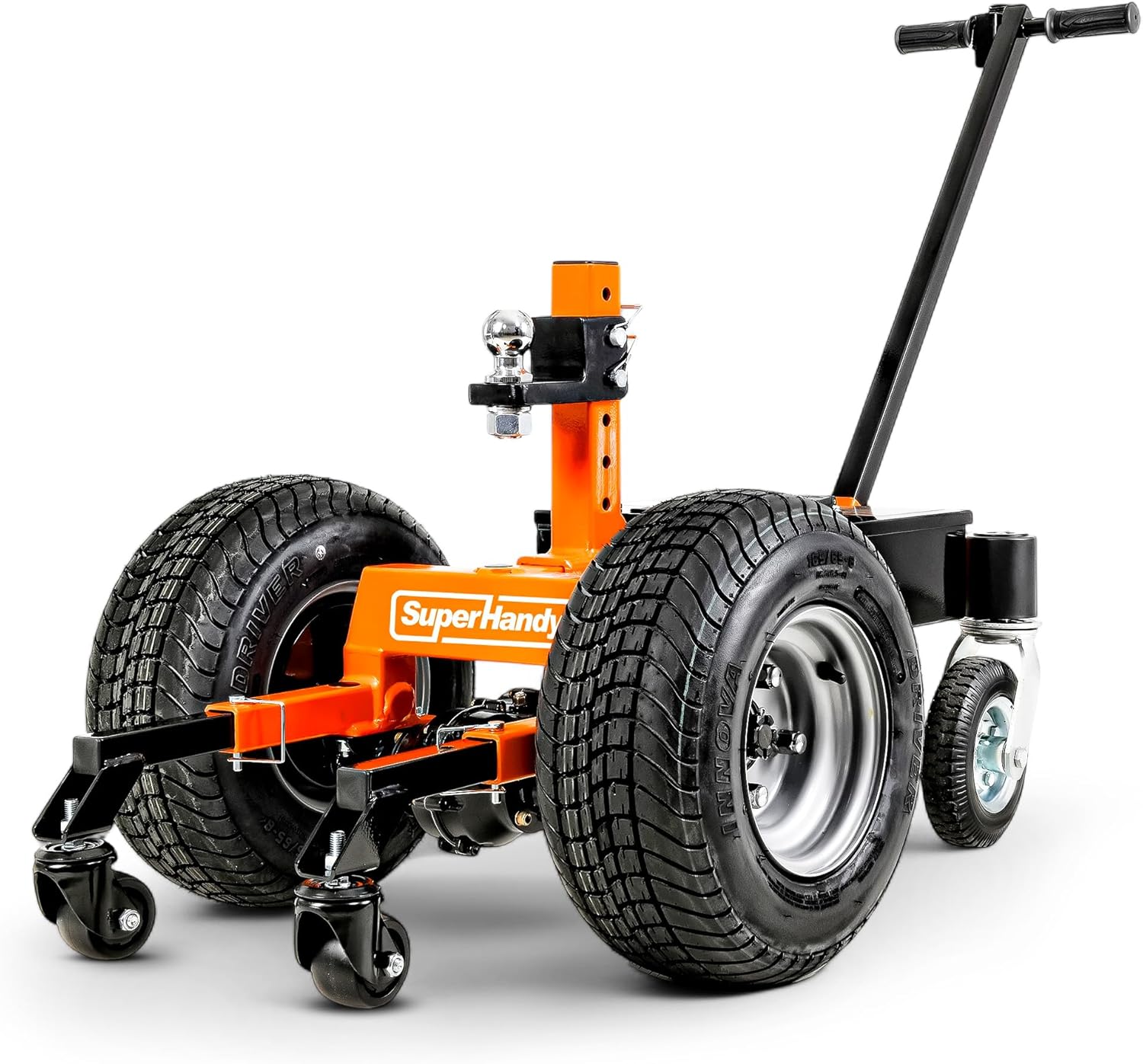 SuperHandy Electric Trailer Dolly – 24V 800W Heavy Duty Motor, 2" Ball Mount, Adjustable Thumb Throttle, Reverse/Drive Switch (6 Wheel, 7500 lb)