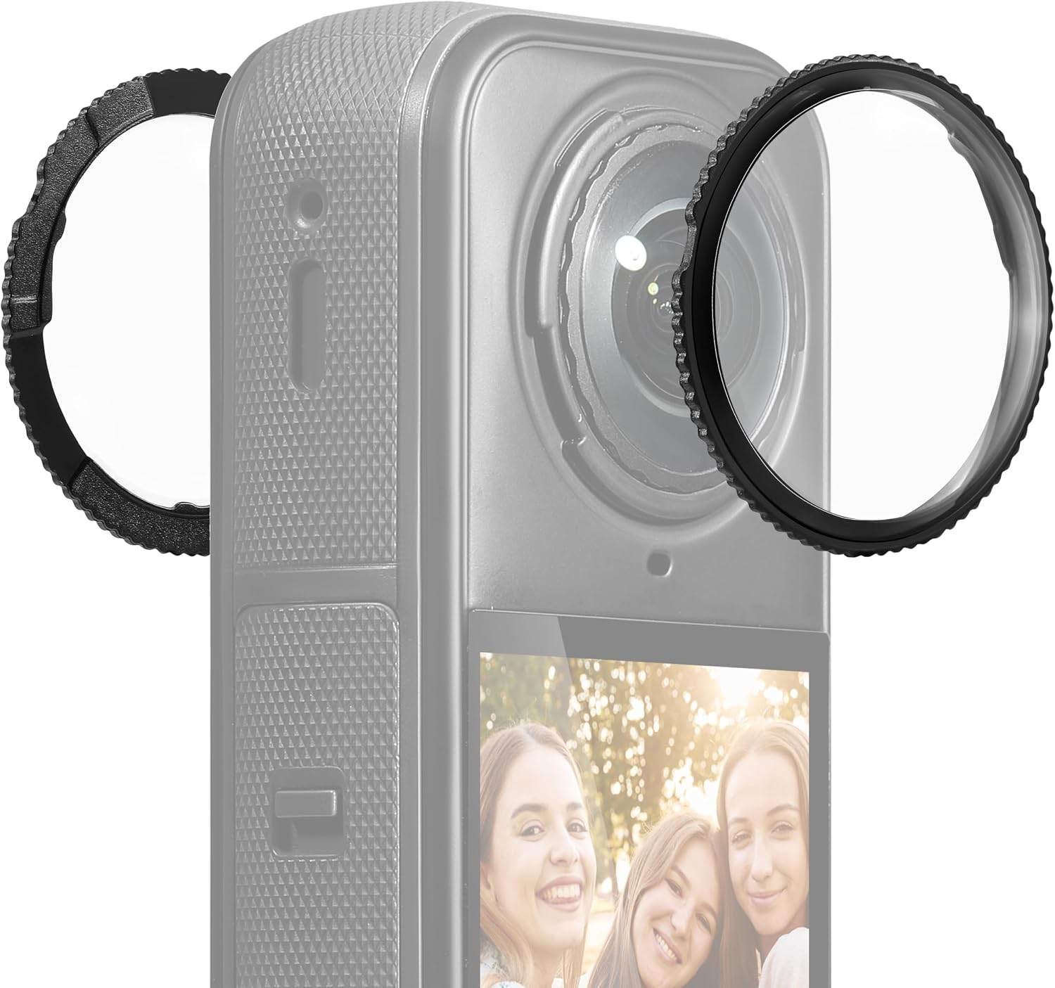 Lens Guard for Insta360 X5, PC Lens Protector Cover with Anti-Reflective Coating for Insta 360 X5 Accessories, Scratch/Drop/Dust Proof, Wide-Angle Compatible, Twist-Lock, 2 pcs (PC Material)