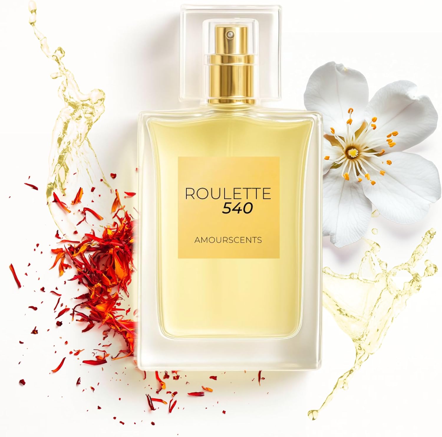 Baccarat Rough 540 - Inspired by Alternative Perfume, Extrait De Parfum, Luxurious Roulette 540, Long Lasting Fragrance for Men & Women - Roulette 540 (50ml)