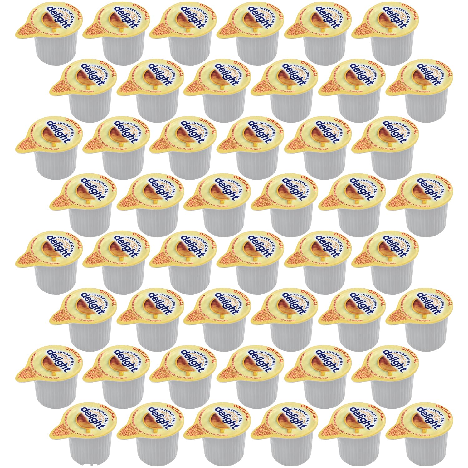 Original Coffee Creamer Singles, 48 Pack of individual coffee creamers, Non Dairy Creamer Cups for Easy Portion Control and Fresh Flavor, Single Serve Coffee Cream for Hotels and Everyday Use