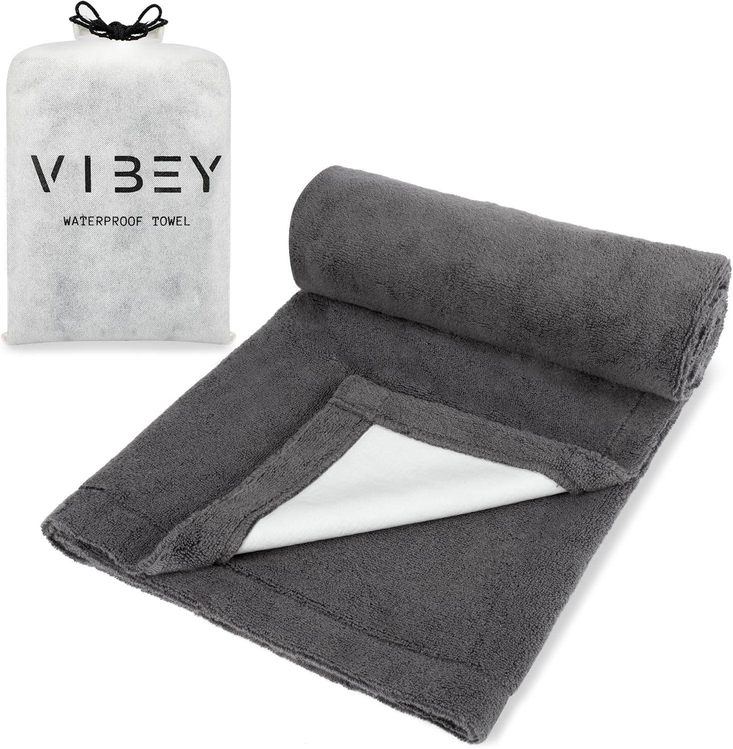 VIBEY | Washable Waterproof & Stainproof Sex Towel/Blanket, Mattress Protector, Incontinence Bed Pad & Pet-Friendly Waterproof Mat | Multi-Functional Solution for Pleasure & Protection (32 x 34 Inch)