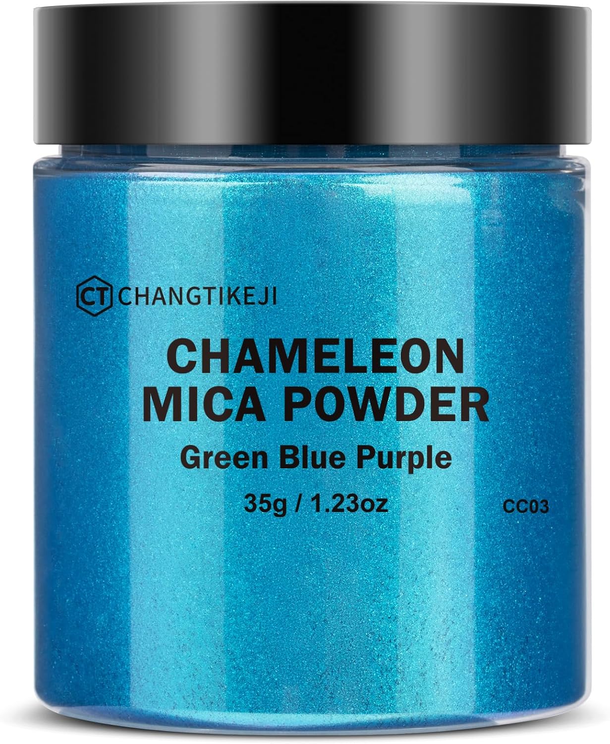 Chameleon Mica Powder,35g Large Capacity,Green Blue Purple Shift Mica Powder for Epoxy Resin,Saturated Color Shifting Pigment Powder for Oil Painting,Eye Shadow,Car Paint