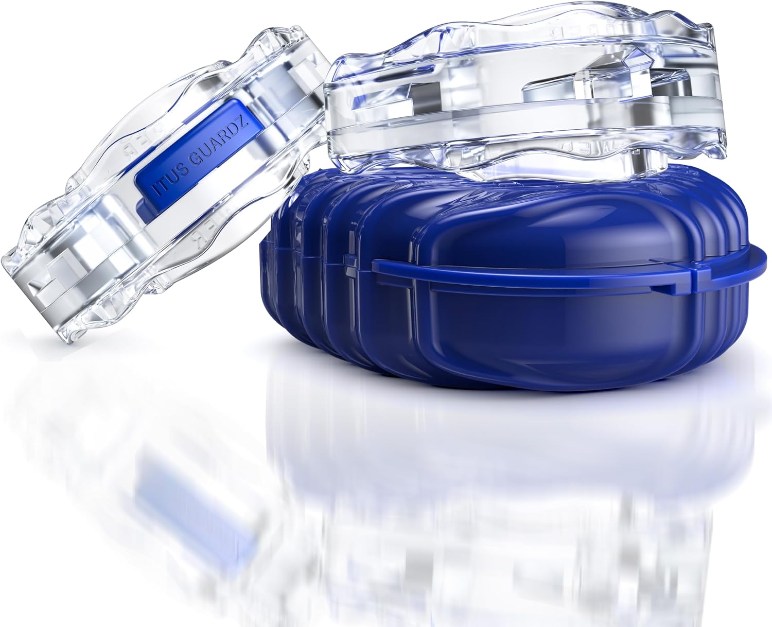 SilentZzz – USA-Designed & FDA-Cleared All EVA Anti Snoring Mouthguards (1+1 Backup) – Adjustable Anti Snore Mouthpieces with Patented Design for a Silent Night`s Sleep, Large Size