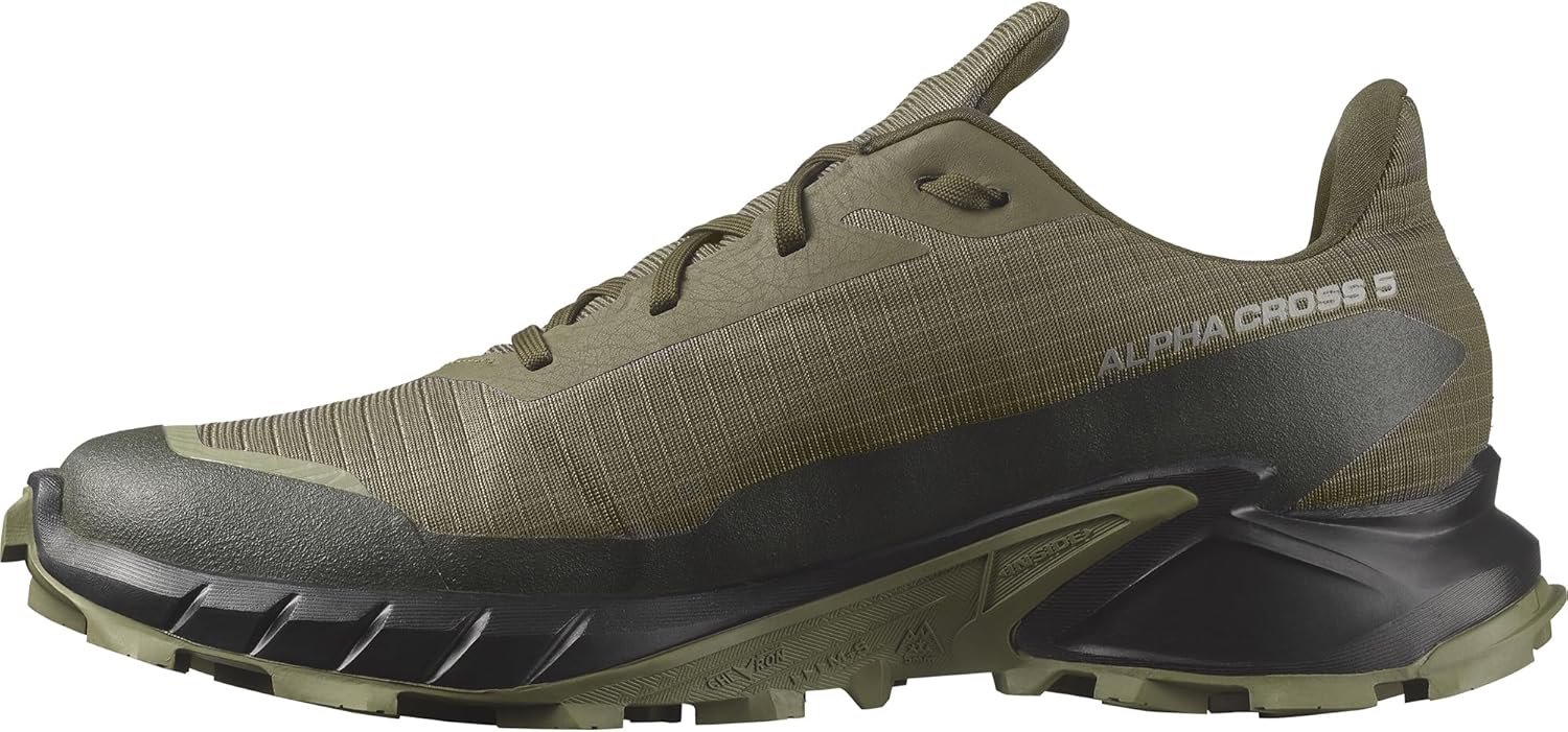 Salomon Men’s Alphacross 5 Gore-Tex, Waterproof Trail Running Shoes