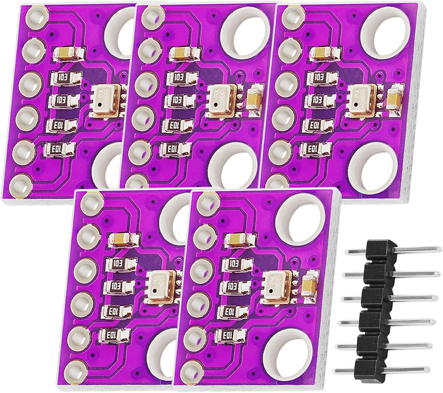 AZDelivery 3 x GY-BMP280 I2C IIC SPI BMP280 Digital Breakout Barometric Air Pressure Temperature Sensor Module Board 5V 3.3V compatible with Arduino and Raspberry Pi Including E-Book!
