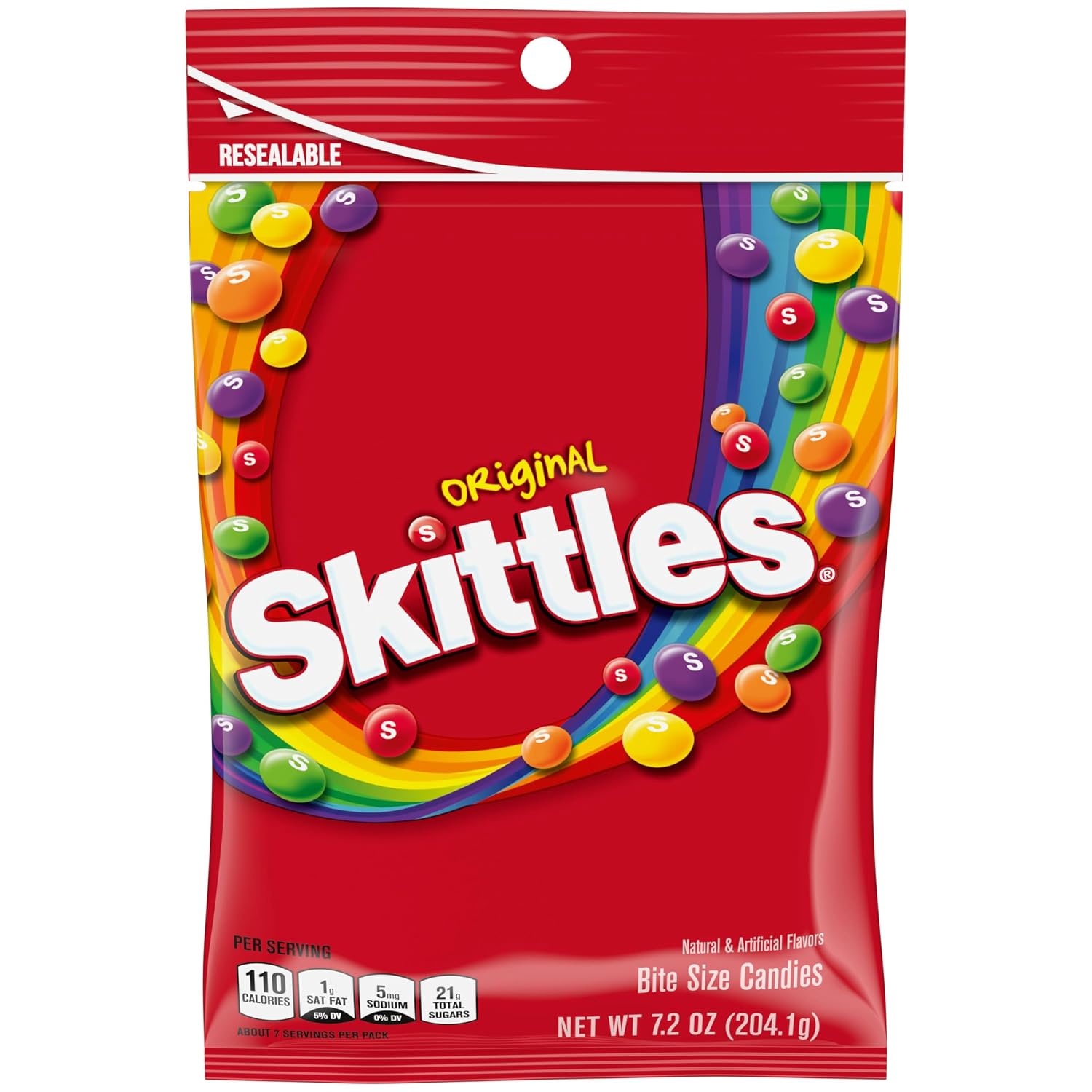 Skittles Original Candy, 7.2 oz bag