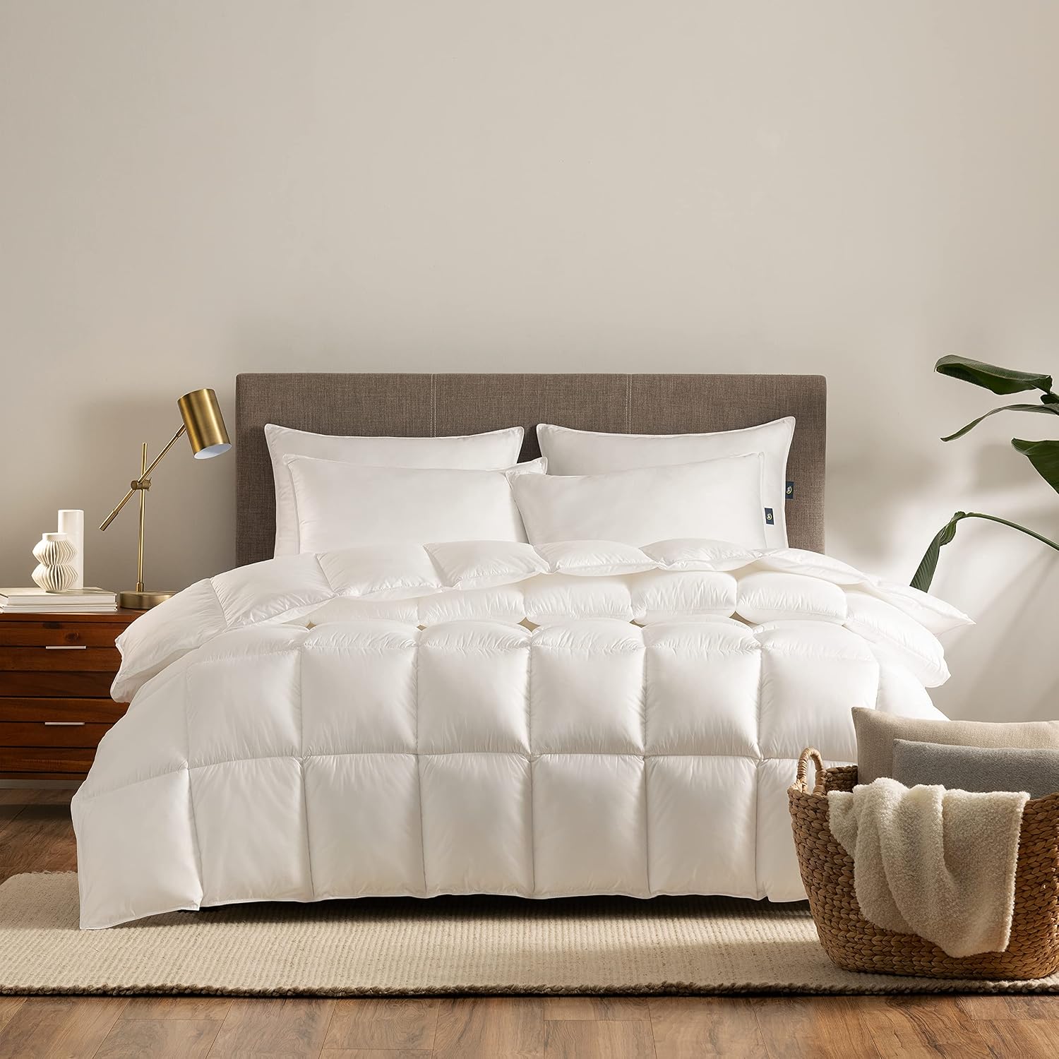 Serta Down Illusion Extra Warmth Down Alternative Comforter, Full/Queen