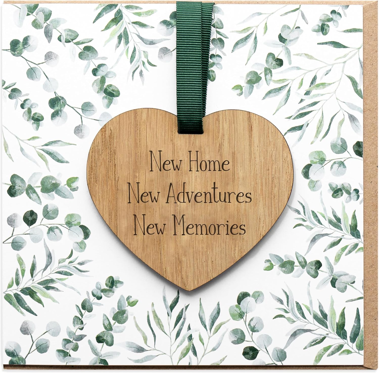 Manta Makes New home card blank with envelope, keepsake congratulations welcome to your new home card for friends or family