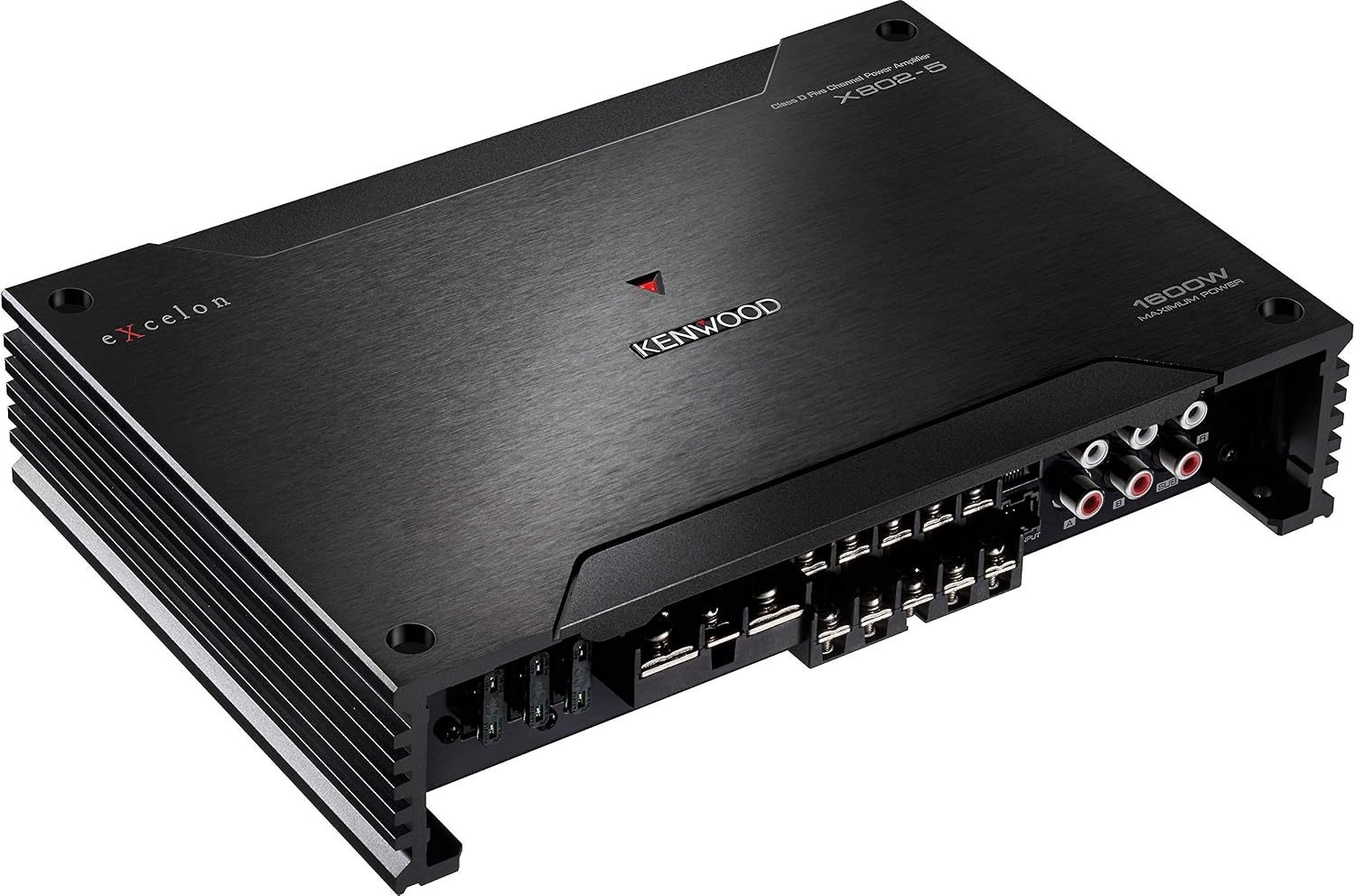 KENWOOD X802-5 eXcelon 5 Channel 1600 Watts Max Power Car Audio Amplifier
