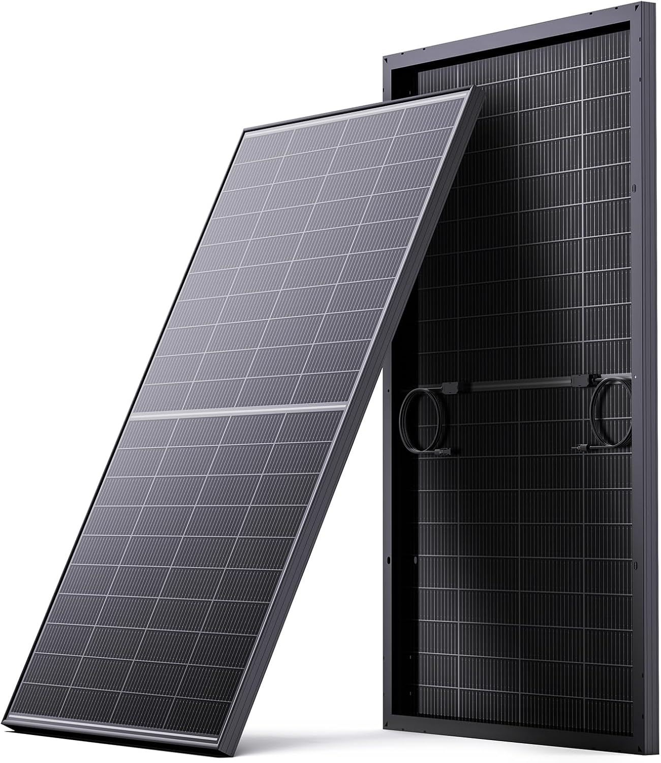 N-Type 16BB 200W Bifacial Solar Panel, 200 Watt Solar Panel for 12V Battery Systems, 25.6% High Efficiency, Dual-Module Parallel Anti-Shade Design, for RV Van Marine Home Rooftop Off-Grid