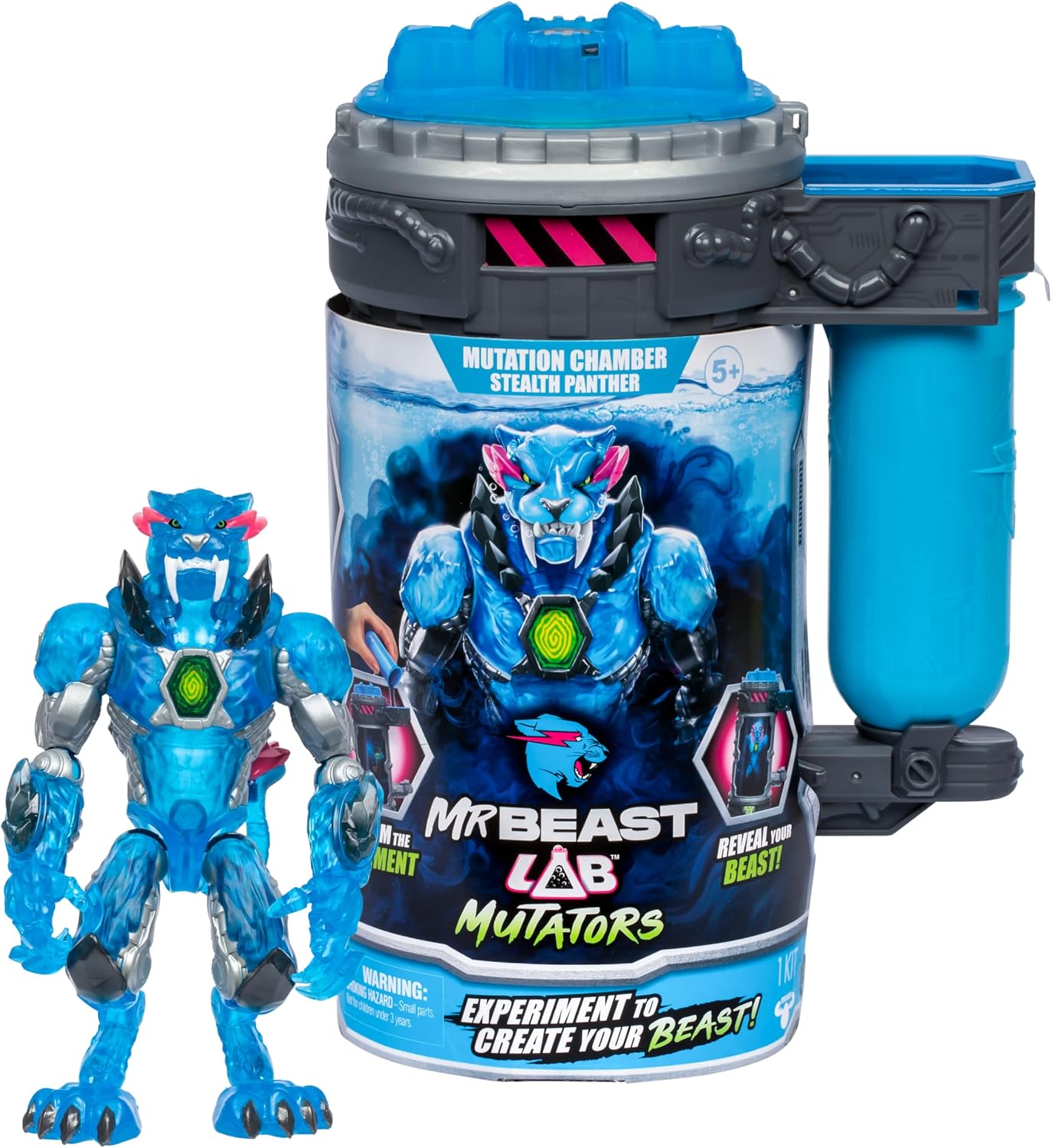 MrBeast Lab 24719 Chamber. Experiment to mutate Your Beast. Release The Stealth Panther, Multicolor