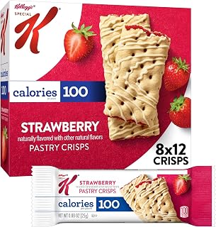 Kellogg's Special K Pastry Crisps, Strawberry, 5.28oz (8 Count)