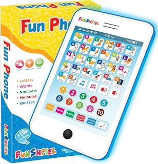 Kid Tablet - Kindergarten Learning Activities, ABC Learning for Toddlers, Learning & Education Toy for 3 Year Olds+, Learning Letters & Alphabet, Kids Phone Toy for Speech Therapy & Letter Sounds