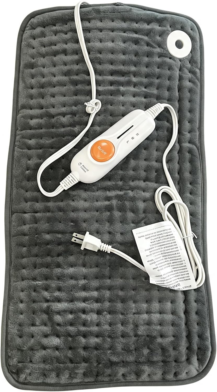 Boileau 12"x24" Electric Heating Pad, Grey
