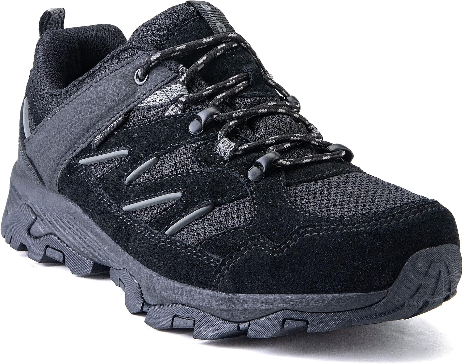 SILENTCARE Walking Shoes Mens Waterproof Low Rise Hiking Shoes Mens Non-Slip Lightweight Trekking Outdoor Shoes Camping Climbing