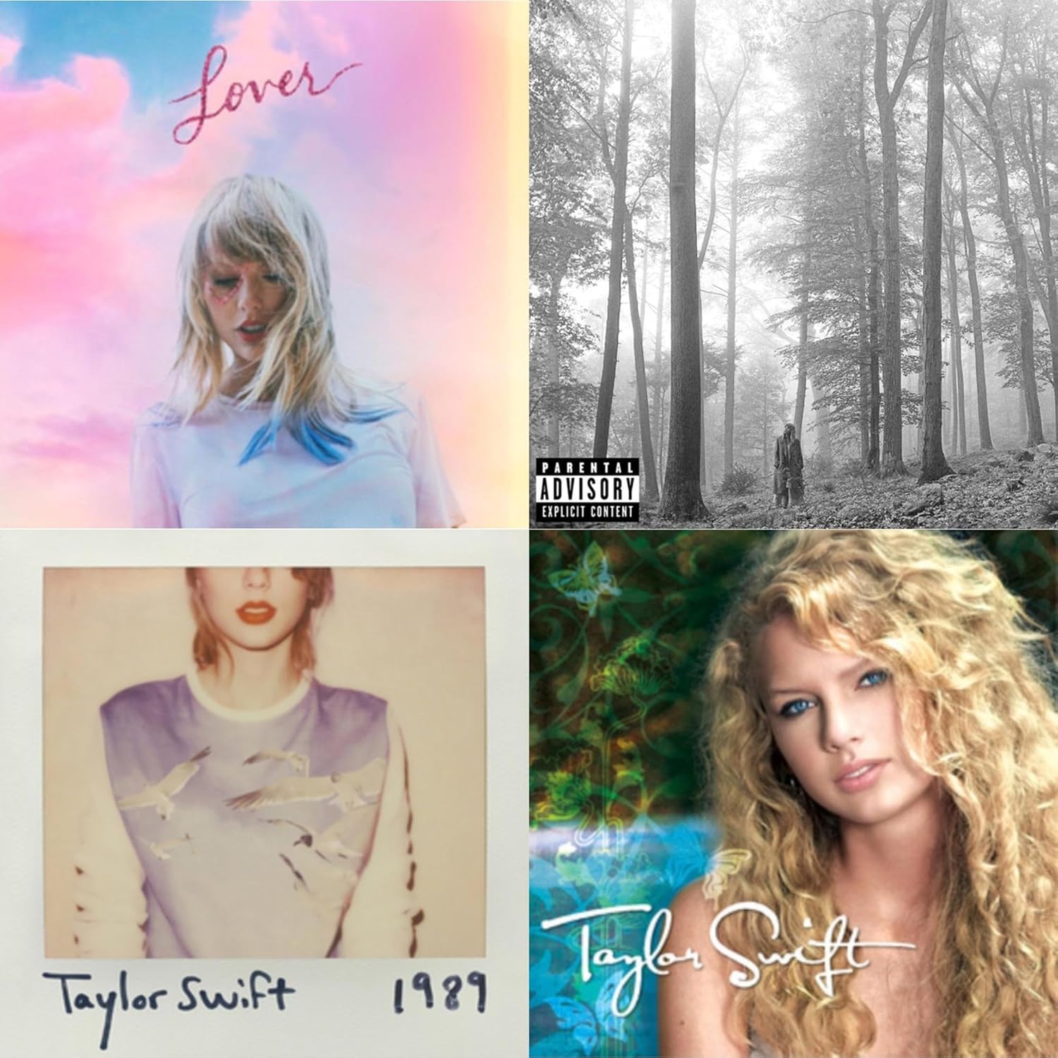 Lover & Folklore X 1989 & Taylor Swift Compact Disk Set