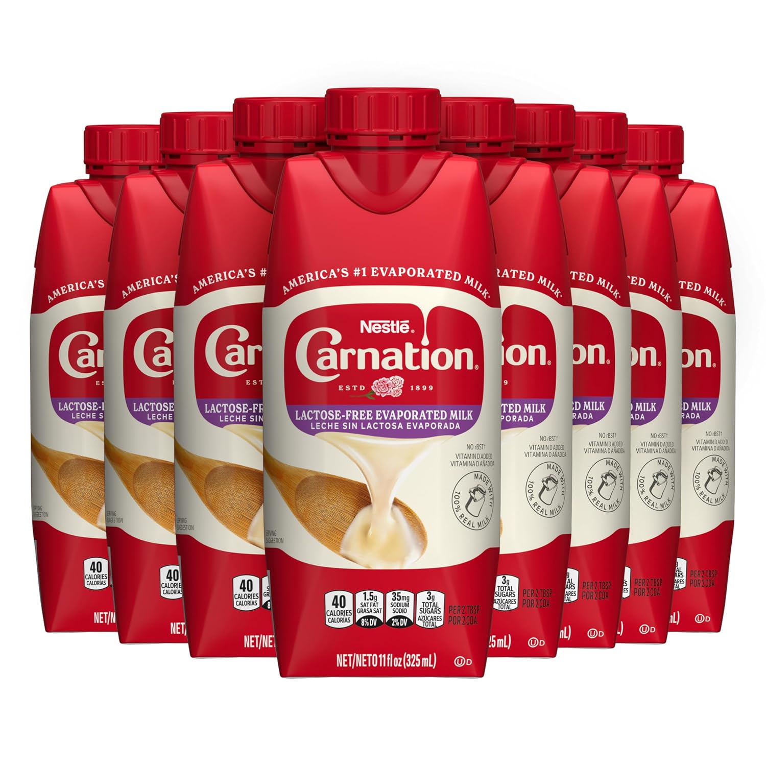 Nestle Carnation Lactose-Free Evaporated Milk 8-Pack