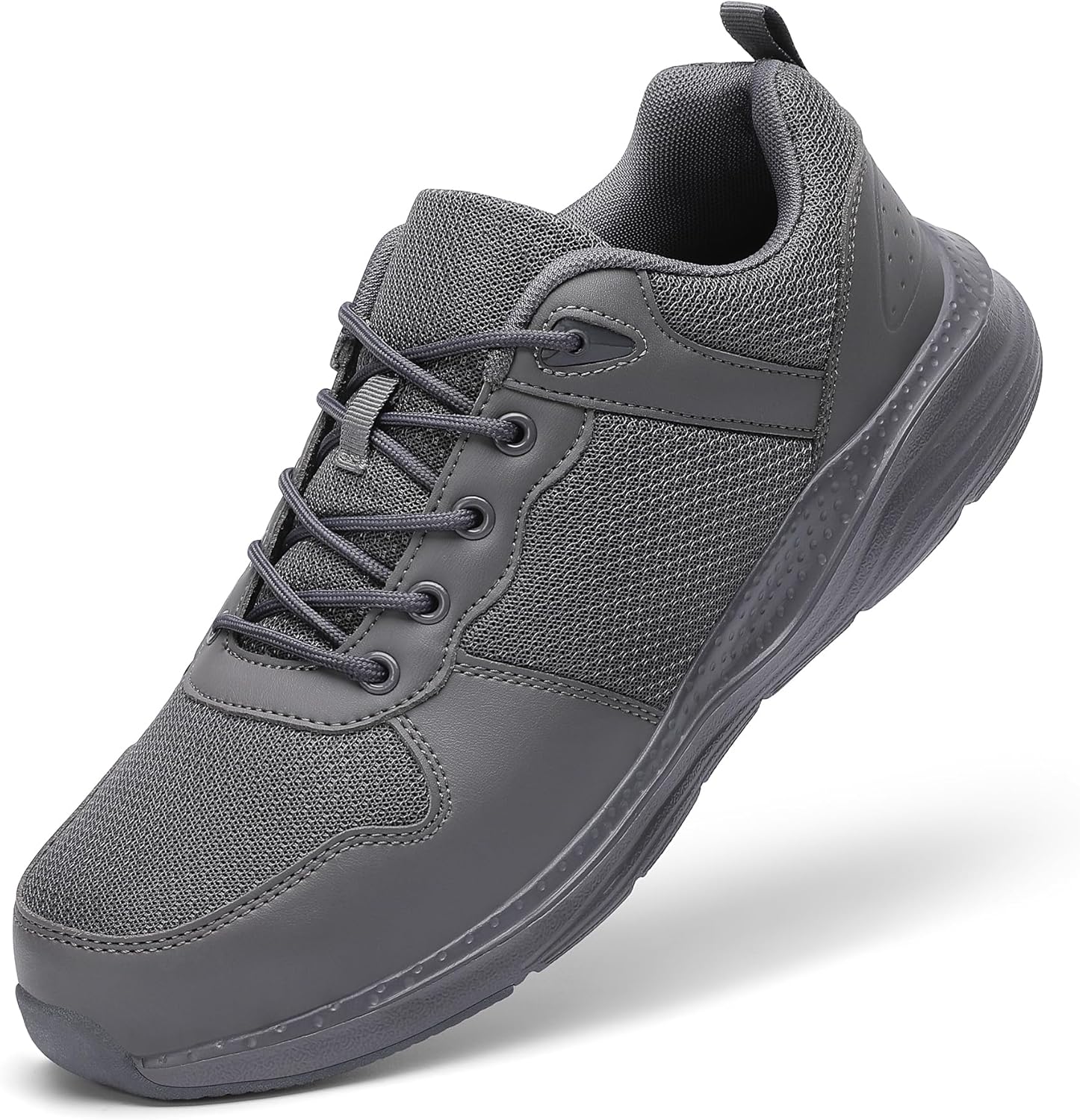 Steel Toe Shoes for Men Women, Slip Resistant Comfortable Lightweight Work Safety Shoes, Puncture Proof Indestructible Sneakers for Industry Construction Warehouse