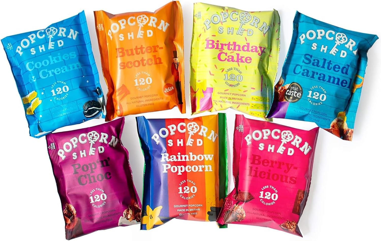 Popcorn Shed Celebration Selection Pack (7 Different Flavours)