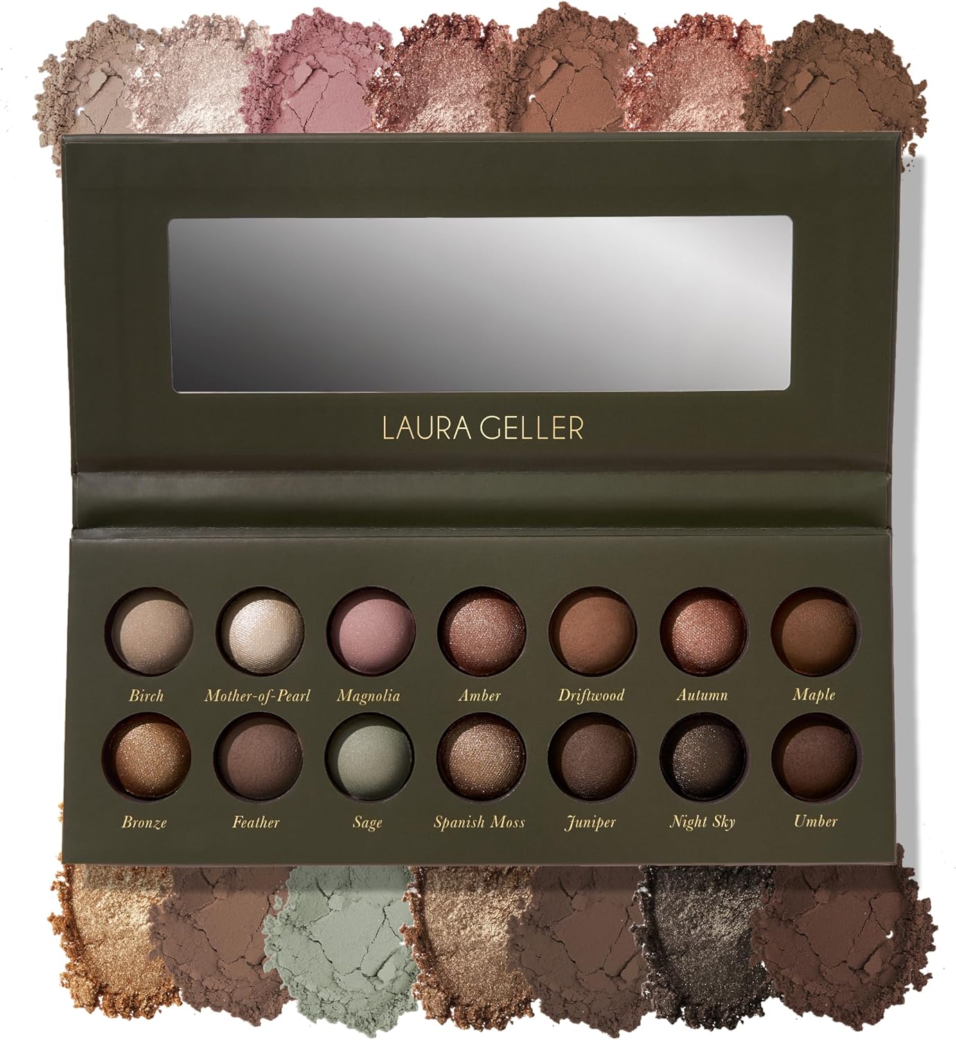 The Delectables 14 Multi-Finish Baked Eyeshadows - Long-Lasting Eyeshadows for Everyday (01 Earthy Essentials)