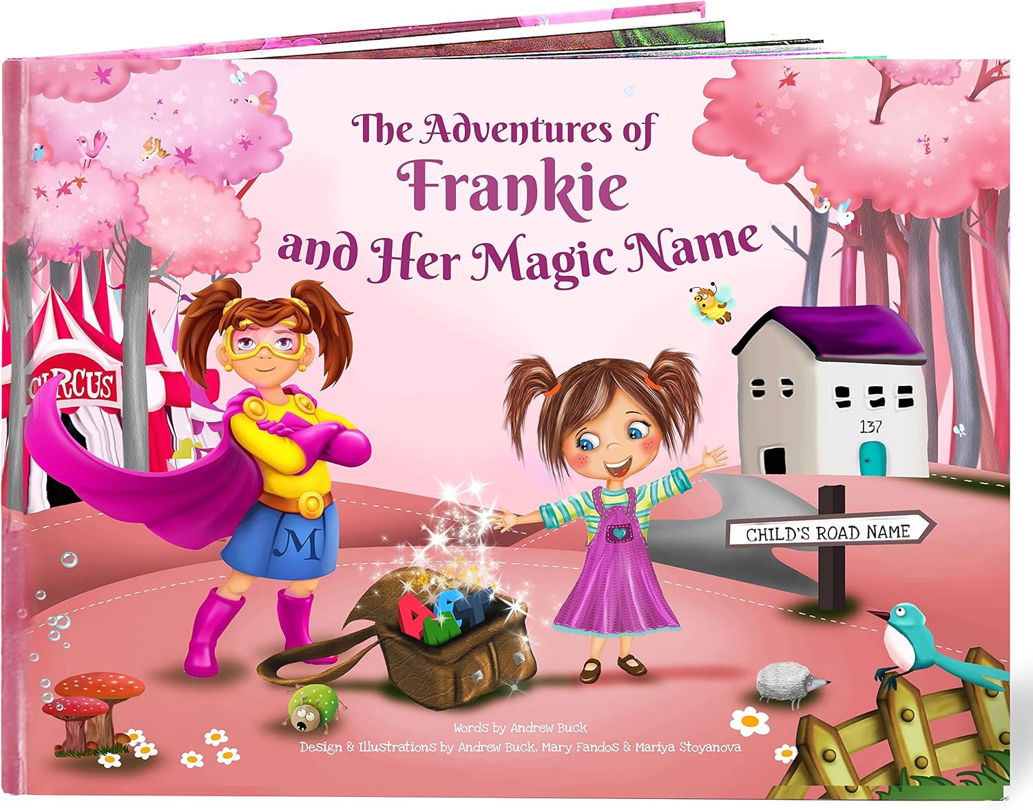 A Customised Magic Story Book Based on the Letters From A Child’s Name. Personalised Books for 2-8 Years