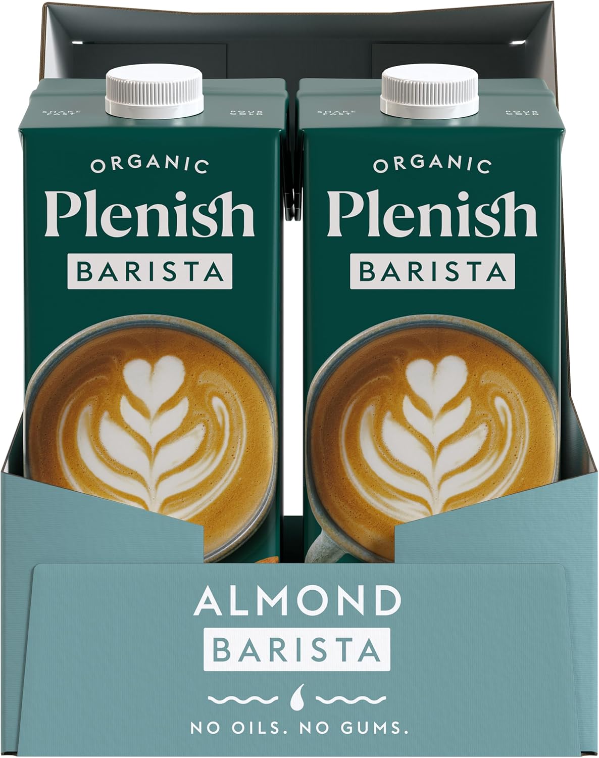 Plenish Barista Organic Almond Drink Long Life, 1L (Pack of 6)