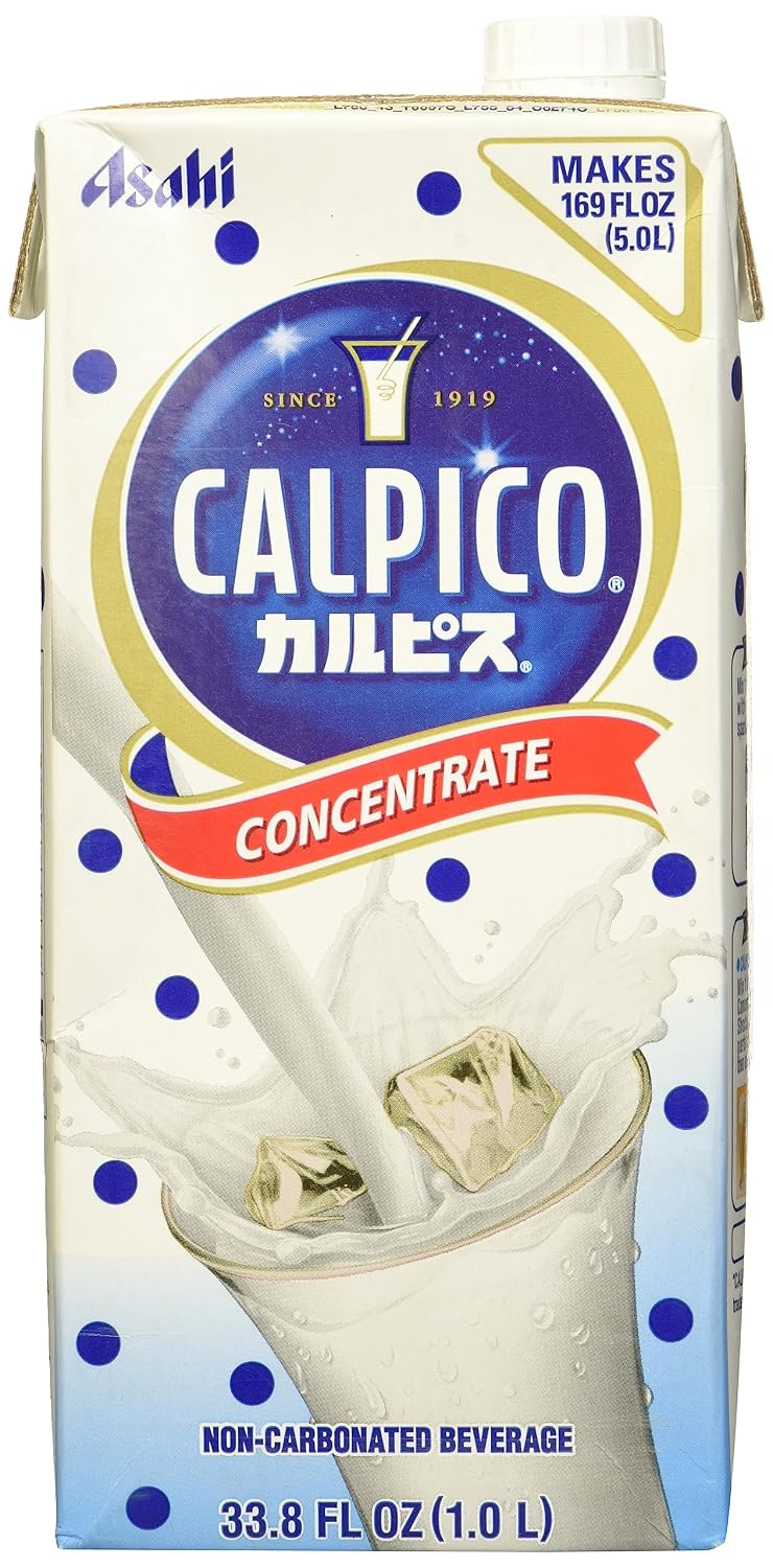 CALPICO, Non-Carbonated Beverage Concentrate, Hint of Citrus Flavor, No Artificial Colors Or Preservatives, Unique Sweet and Tangy Asian Drink, (Pack of 1)