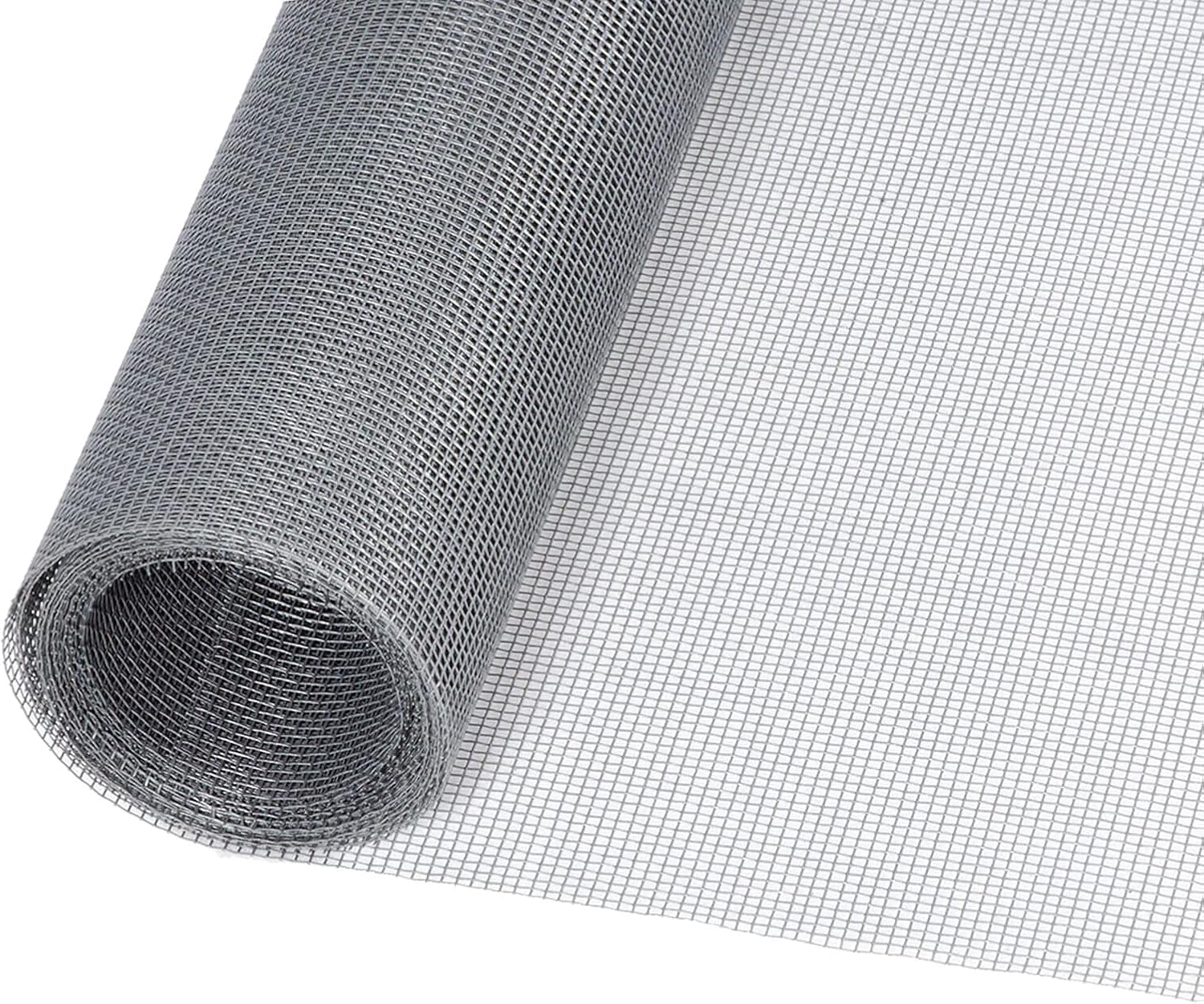 Windows Screen and Screen Door Replacement, 48"x118" Durable Fiberglass Screen Mesh- Window Screen & Sliding Screen Door Repair for Patio and Windows, Tooltriz