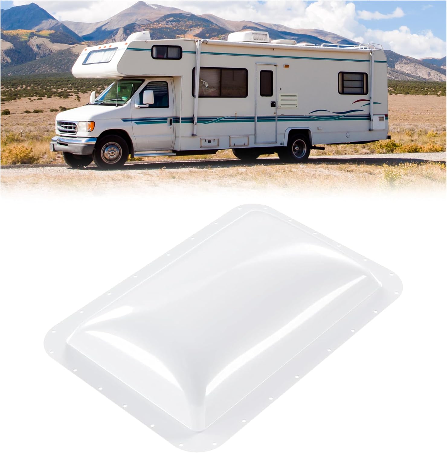 HECASA RV Skylight Replacement, 18" x 26" RV Skylight Cover Fit 14" x 22"