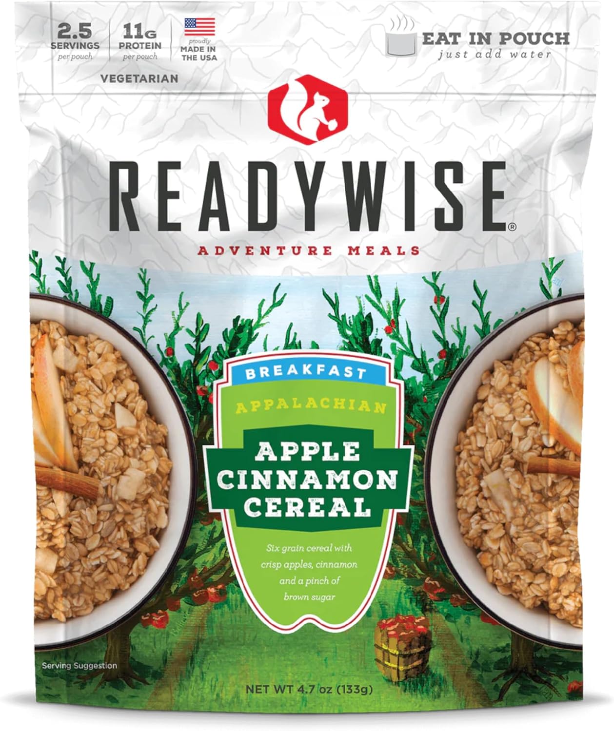 ReadyWise Outdoor Freeze-Dried Backpacking and Camping Meals, Tasty Meals and Snacks for Hiking, Backpacking, or Emergency Preparedness - Entree and Soups