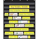 Teacher Created Resources Black 10 Pocket Chart (20744)