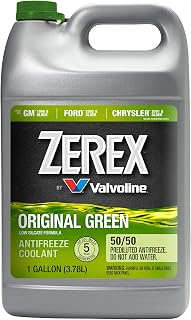 Zerex Original Green Low Silicate 50/50 Prediluted Ready-to-Use Antifreeze/Coolant 1 GA