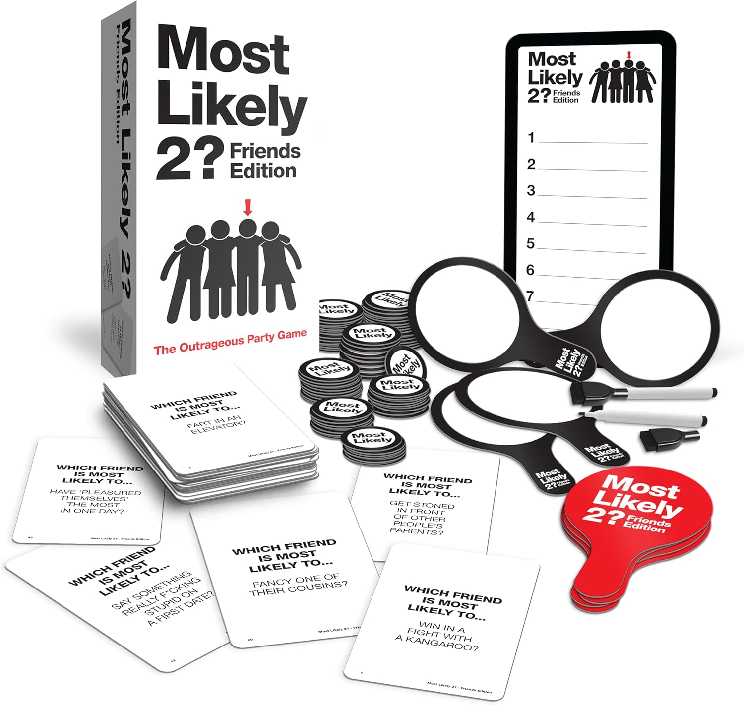 Imagination Gaming | Most Likely 2? Friends Edition – Hilarious Adult Party Game for Groups | Fun Party Games for Adults & Couples | Fun Date Night game