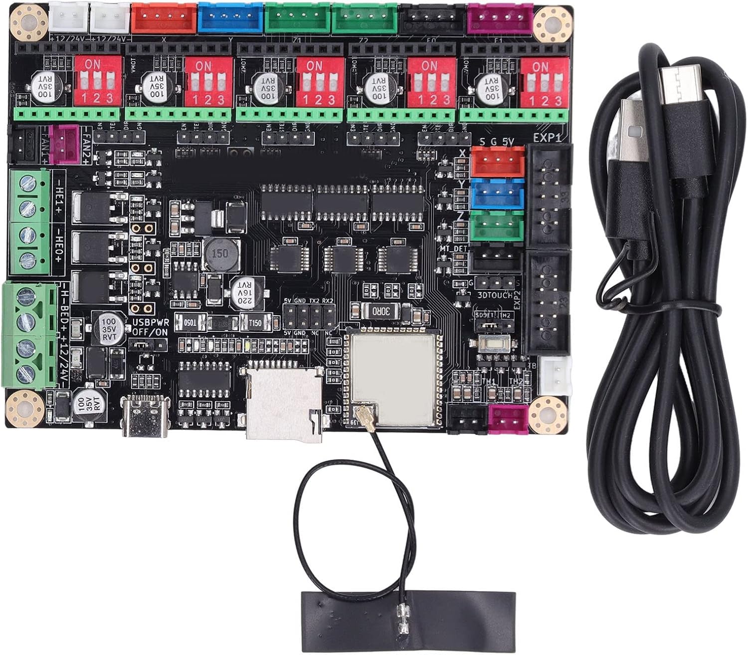 32 Bit Control Board 3D Printer Motherboard Additive Manufacturing Products Accessories USB Cable A C Type C
