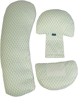 TemBe Pregnancy Pillow for Pregnant Women, Hight Quality, Soft Maternity Body Pillow with Detachable and Adjustable Pillow Cover Support for Belly, Back, Legs, and HIPS