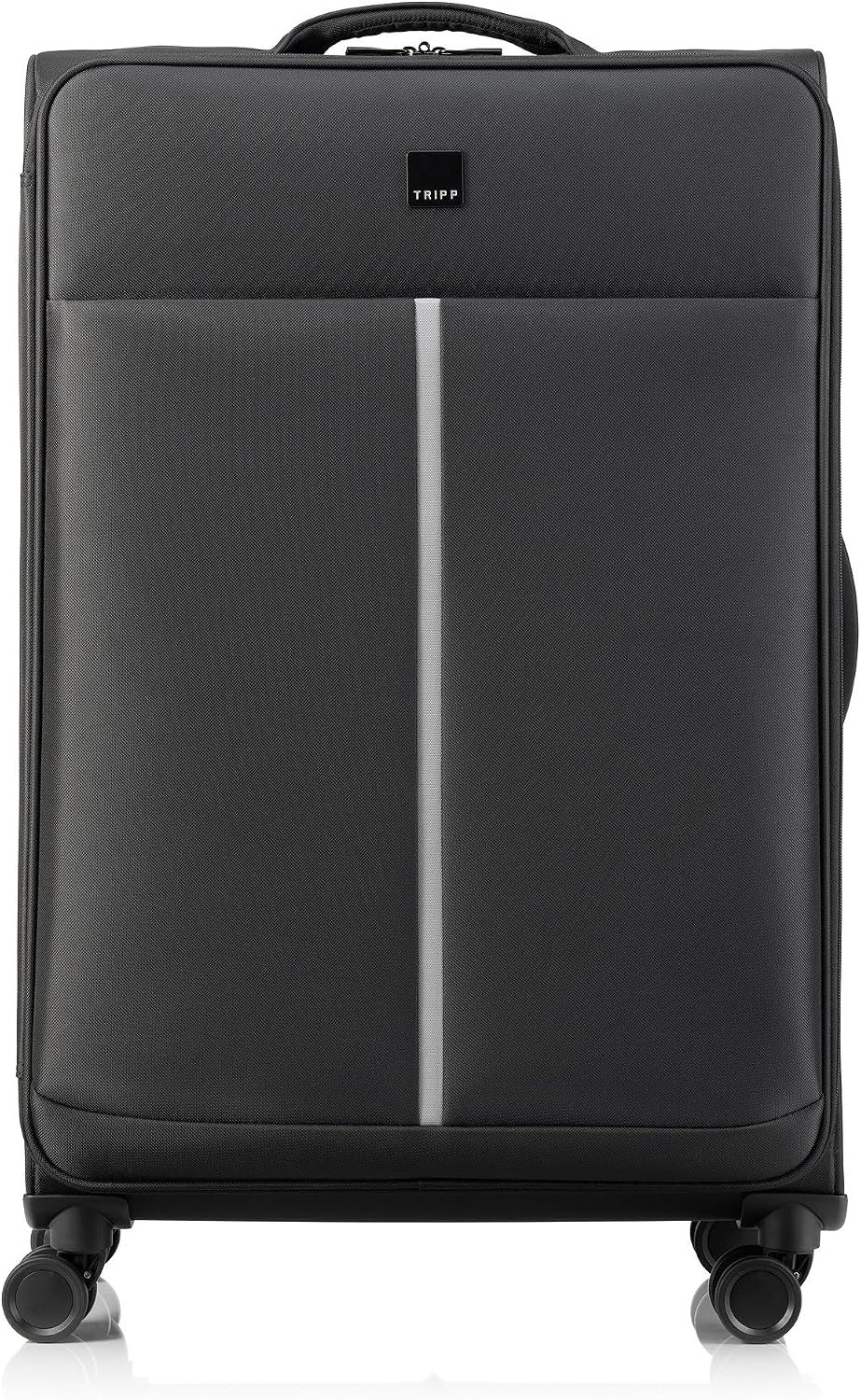 TRIPP Voyage Black Large Expandable Suitcase