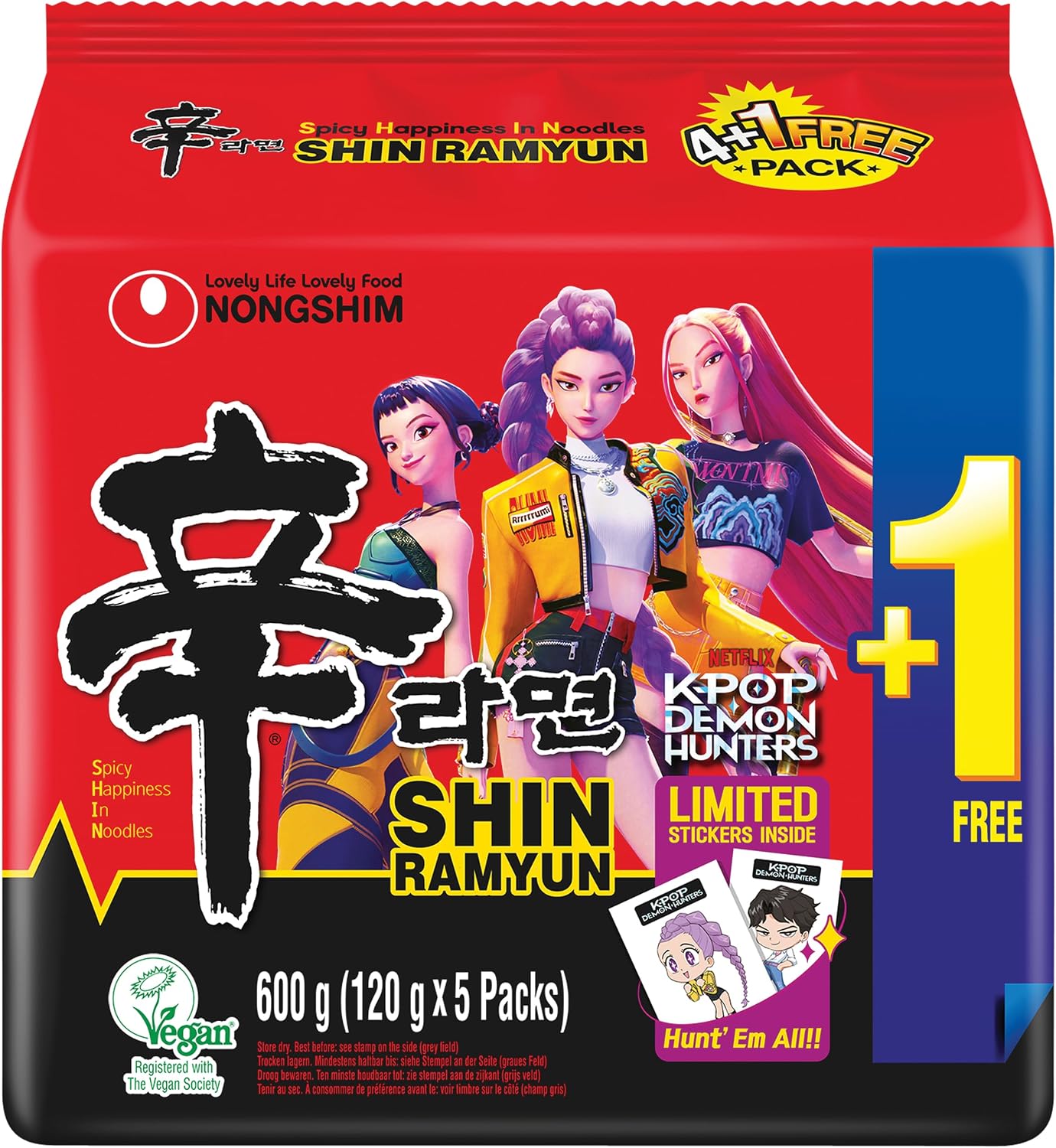 Nongshim Shin Ramyun 120g (Pack of 40)