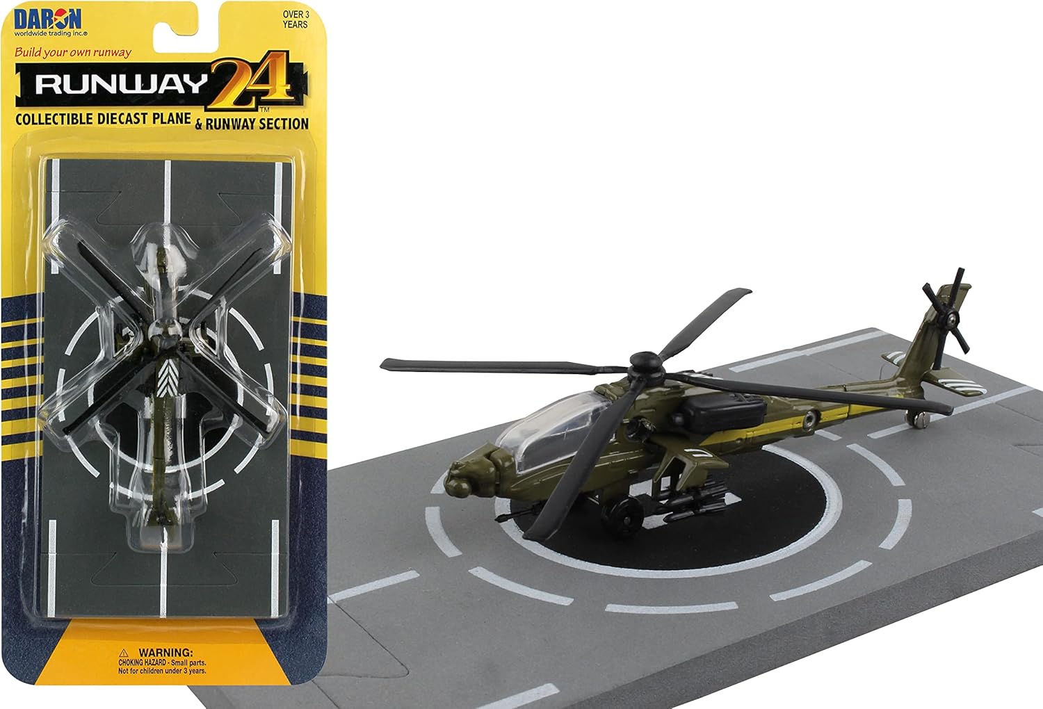 Daron Worldwide Trading Runway24 Ah-64 Vehicle
