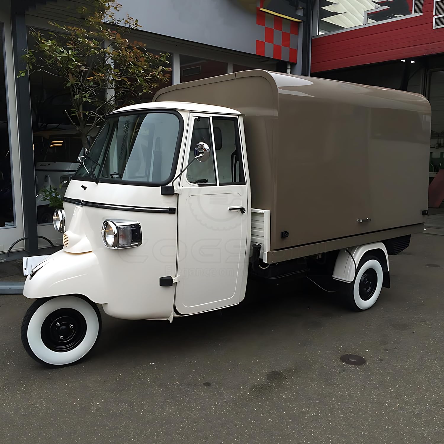 Customized APE Mobile Food Truck with Pizza Trailer for Sale