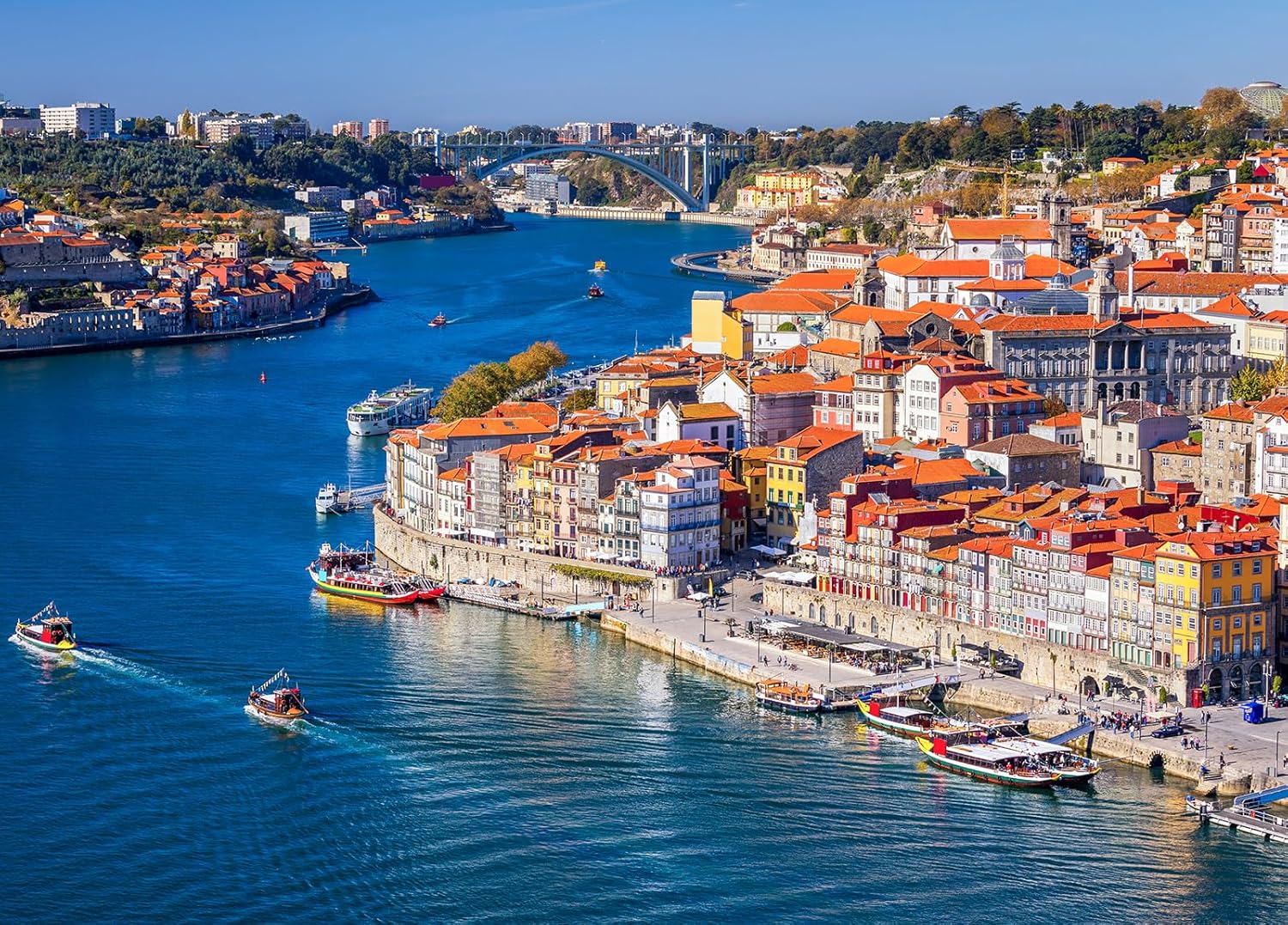 Porto Old Town Puzzles for Adults 1000 Pieces, Jigsaw Puzzles for Adults 1000 Piece, Challenging Game Toys, Impossible Puzzle, Family Decoration Puzzle