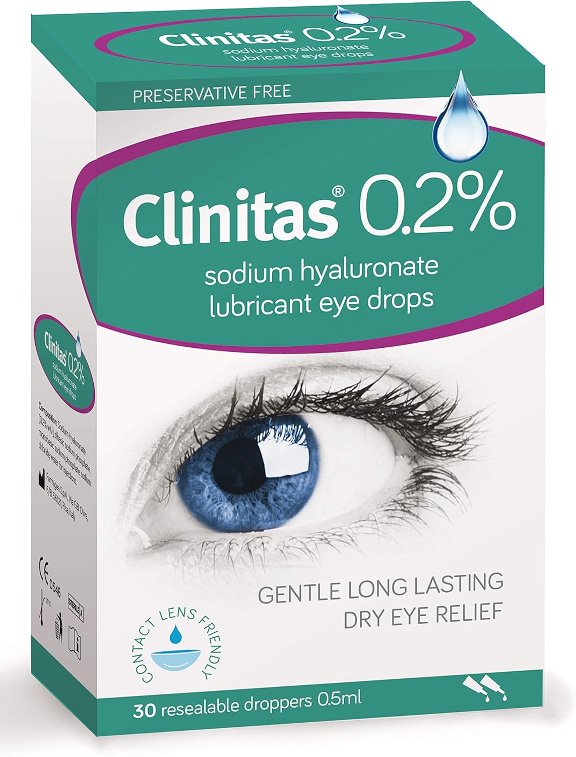 Clinitas 0.2% (30 x 0.5ml vials) Twin Pack