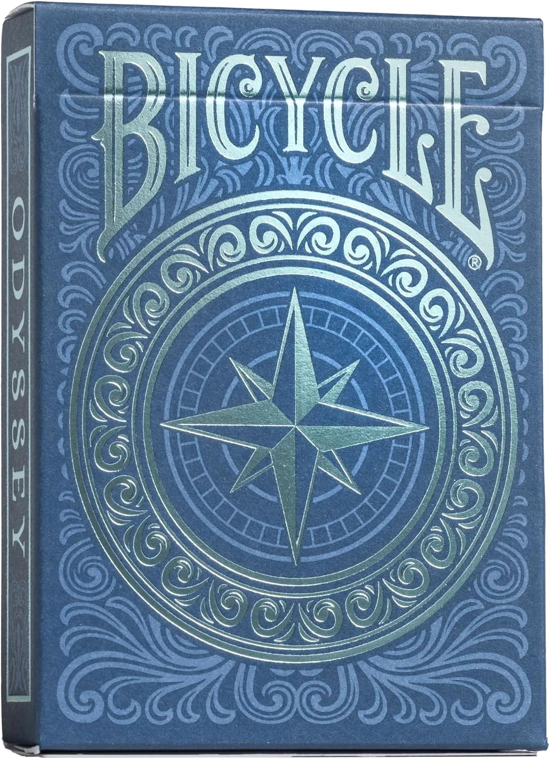 Bicycle Odyssey Playing Cards, 1 Deck, Air Cushion Finish, Professional, Superb Handling & Durability, Black,blue