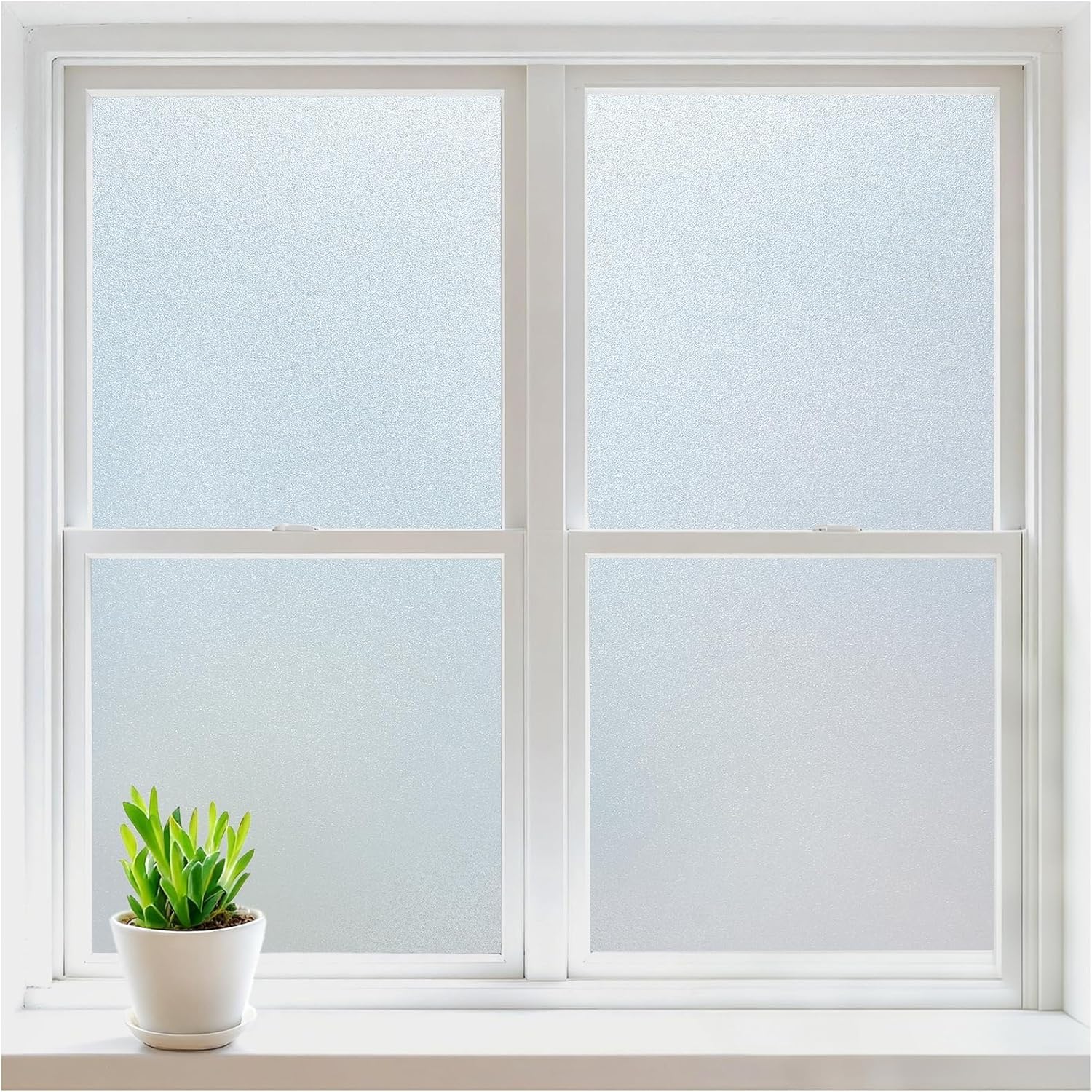 rabbitgoo Frosted Glass Window Privacy Film, Static Cling, 17.5" x 78.7"