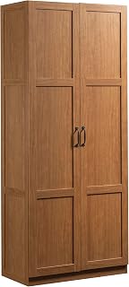 Sauder Miscellaneous Storage Storage Cabinet/ Pantry cabinets, Highland Oak finish
