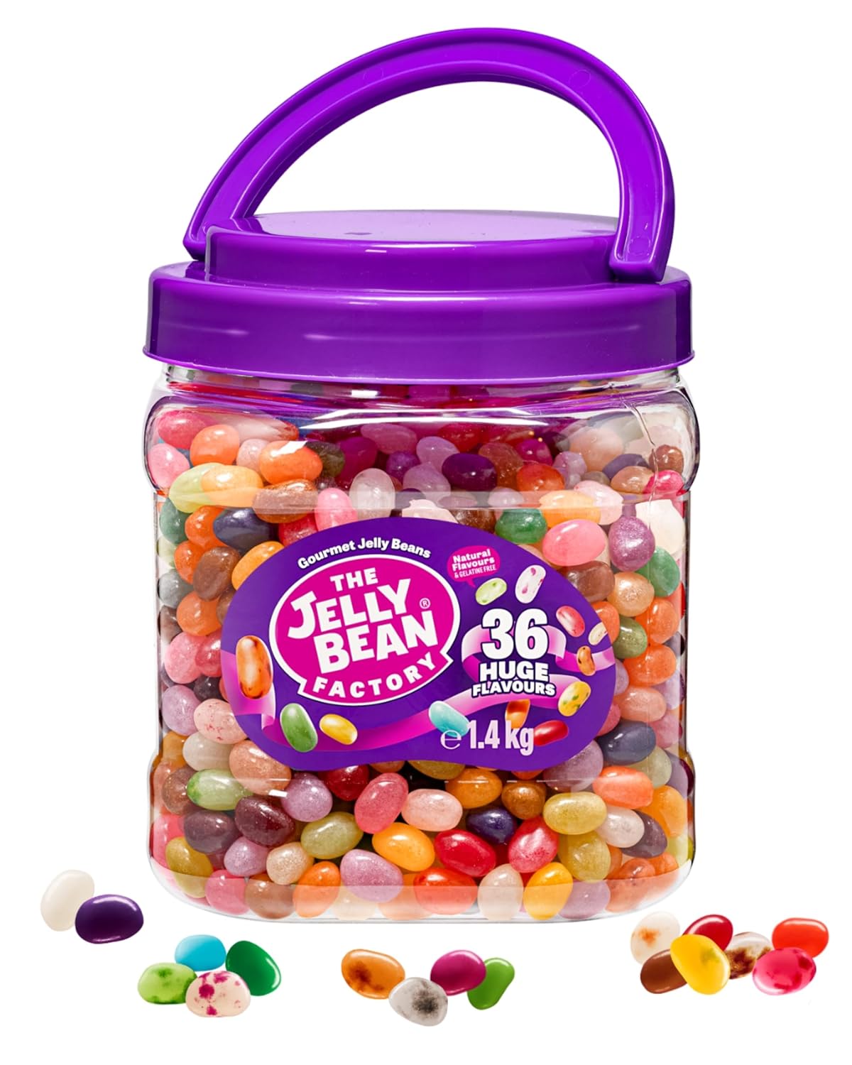 The Jelly Bean Factory Carrying Jar 1400 g, 1er Pack (1 x 1.4 kg)