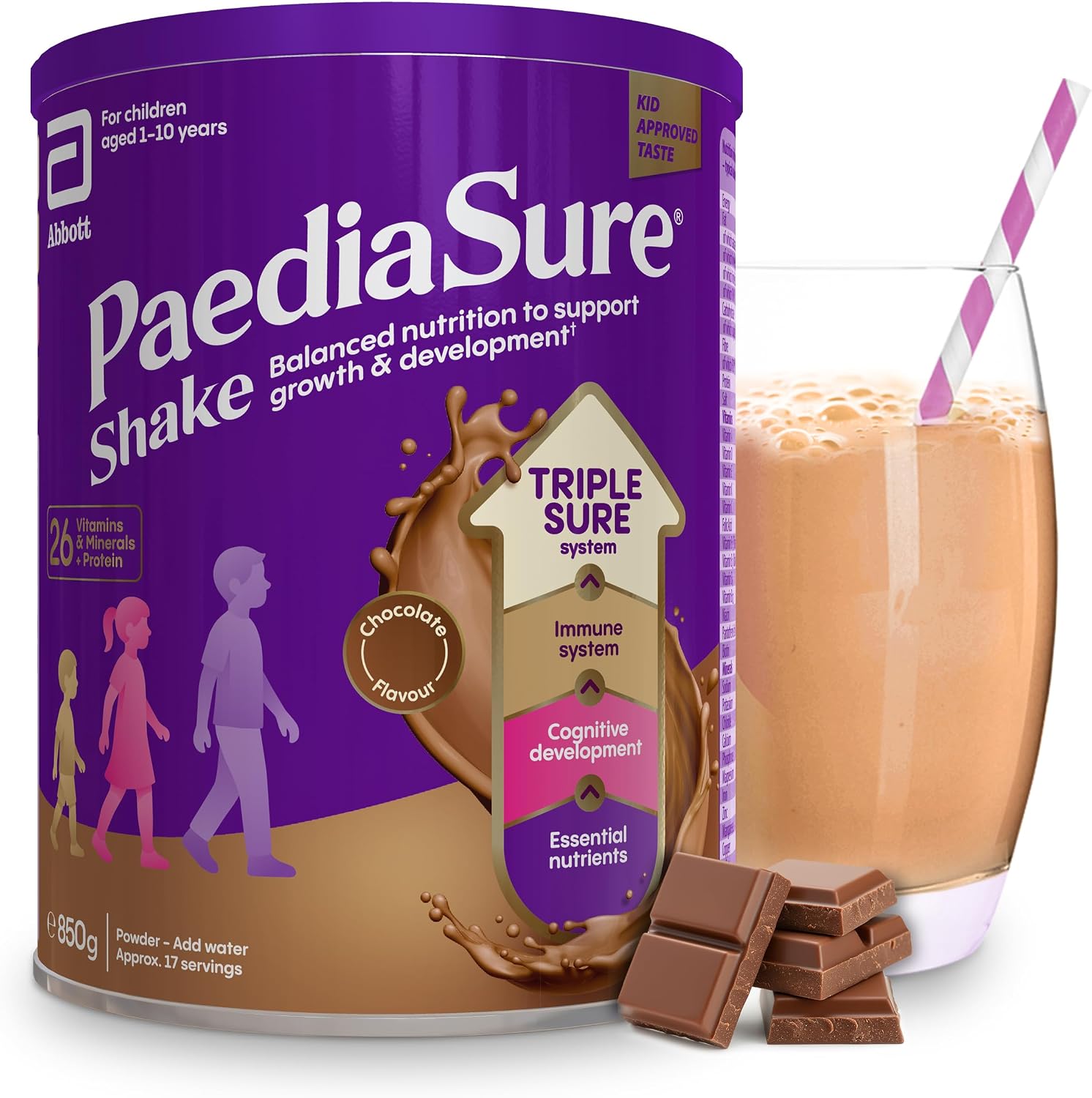 PaediaSure Shake – Chocolate – Multivitamin for Kids – 850g