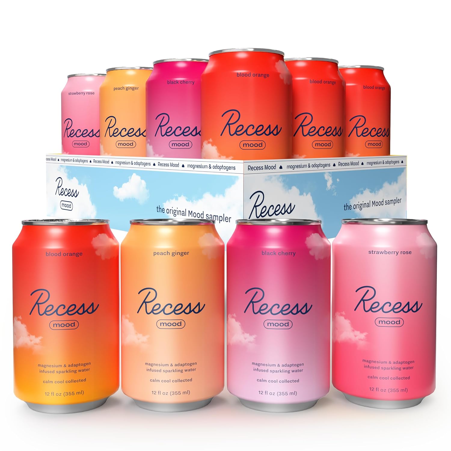 Recess Mood Calm Drink Original Variety Pack, 12 Pack