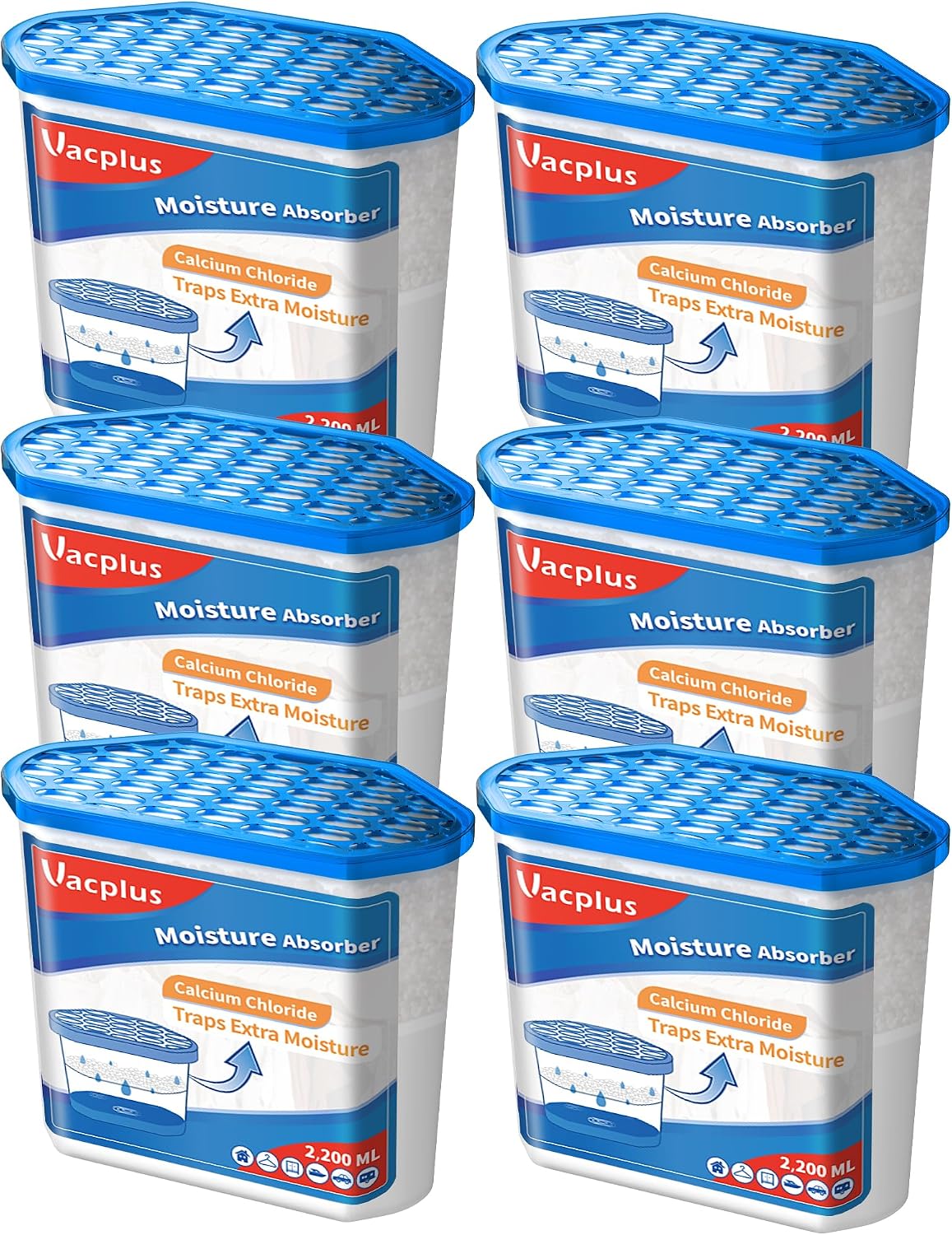Vacplus Moisture Absorber, 32.0 OZ, Strong Absorption, Fragrance Free